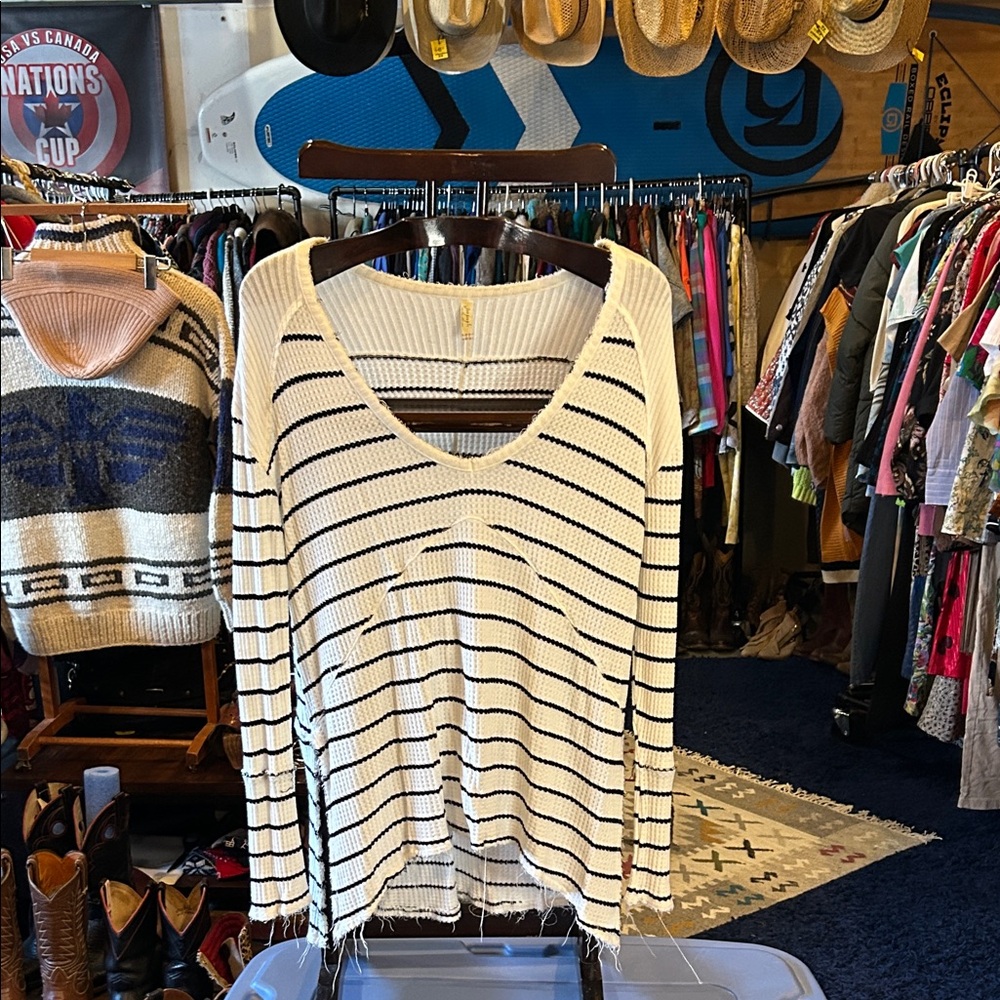 Free people Striped Knit Sweater dress or tunic